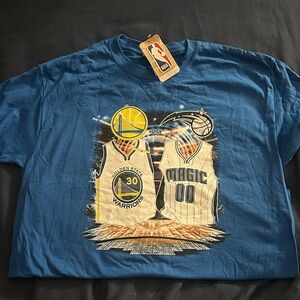 NBA Warriors and Magic Graphic T-Shirt